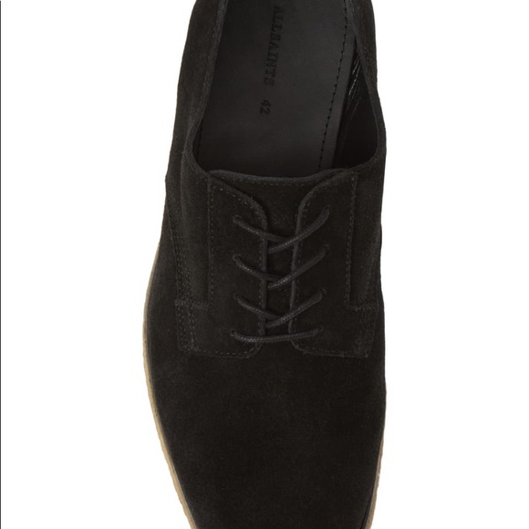 Allsaints black Oxford derby main image 5